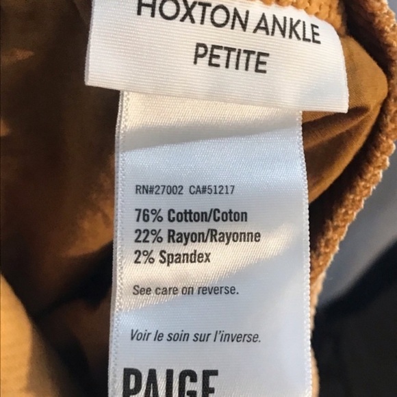 PAIGE Hoxton Ankle Skinny Corduroy Pants - Picture 14 of 14